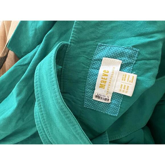 Anthropologie x Maeve - Midi Dress with Button Front and Wide Straps, Size 20W - Picture 8 of 10